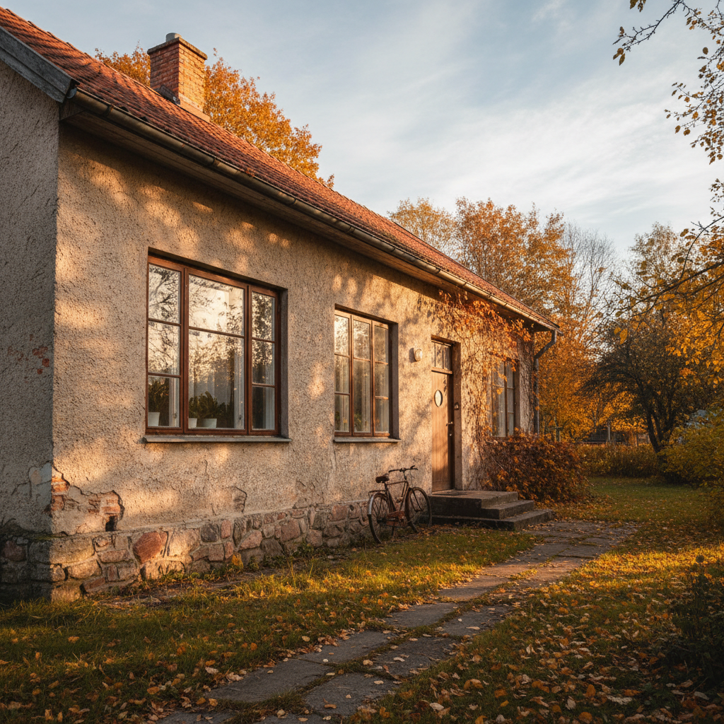 Maja fassaadi soojustamine, Viljandi — Viljandi